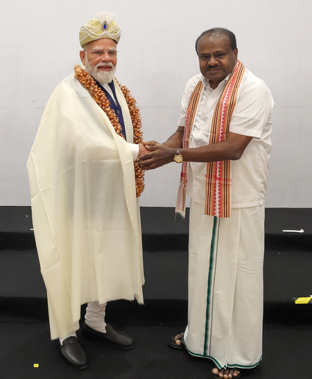 प्रधानमंत्री ने कभी भी एनडीए के सहयोगियों को सिर्फ आंकड़ों के तौर पर नहीं देखा : एचडी कुमारस्वामी
