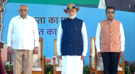 राष्ट्रीय एकता दिवस समारोह में शामिल हुए पीएम मोदी, सरदार पटेल की 151वीं जयंती पर आयोजित हुई भव्य परेड