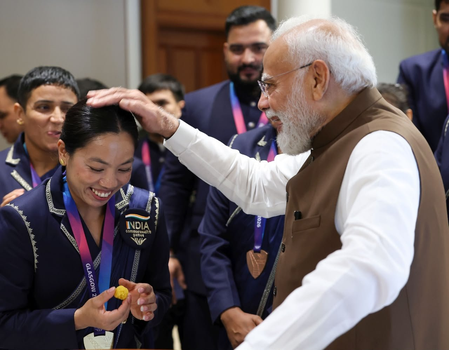 'आपके उत्साह बढ़ाने वाले शब्द कड़ी मेहनत के लिए प्रेरित करेंगे', पीएम मोदी से मिलने के बाद बोलीं मीराबाई चानू