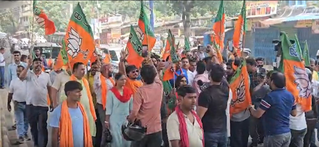 झारखंडः छात्रों पर लाठीचार्ज के विरोध में भाजपा का प्रदर्शन, कहा-सरकार ने पार की जुल्म और बर्बरता की हदें