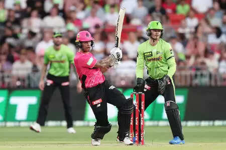 बीबीएल: सिडनी सिक्सर्स की 'तिकड़ी' का कमाल, टीम को दिलाई सीजन की पहली जीत