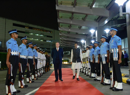 बेल्जियम के प्रधानमंत्री बार्ट डी वेवर भारत पहुंचे, पीएम मोदी से करेंगे बातचीत