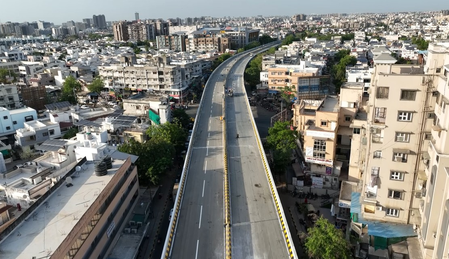अहमदाबाद : सताधार फोर-लेन फ्लाईओवर ब्रिज से लाखों लोग को मिली सुगम कनेक्टिविटी