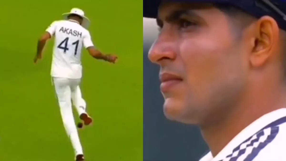 भारत अपने हाथो से गवा रहा था मैच, बाउंड्री रोकने के बजाए फुटबॉल खेलने लगे Akash Deep, कप्‍तान गिल का फूटा गुस्‍सा