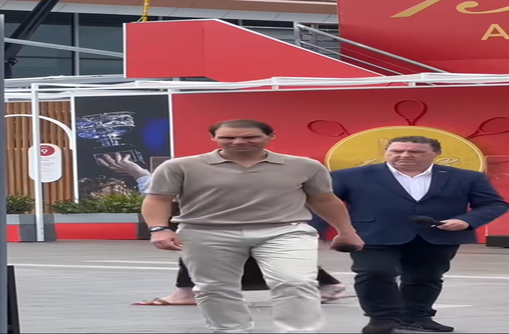 ऑस्ट्रेलियन ओपन: राफेल नडाल 'नाइट ऑफ लेजेंड्स' इवेंट में हिस्सा लेने के लिए मेलबर्न पहुंचे