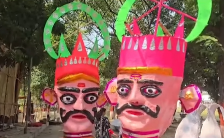 पटना में 90 फीट के रावण का होगा दहन, आधे घंटे तक होगी इको-फ्रेंडली आतिशबाजी