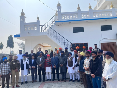 एनसीबी चीफ अनुराग गर्ग ने पंजाब के सीमावर्ती गांवों का किया दौरा, ड्रग तस्करी के खिलाफ लड़ाई में मांगा सहयोग