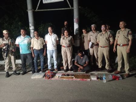 असम पुलिस ने 55 करोड़ रुपए कीमत का 37 किलो सोना किया जब्त, एक व्यक्ति को हिरासत में लिया