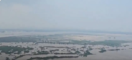 सीएम ने बाढ़ प्रभावित इलाकों का हवाई सर्वेक्षण किया, राहत और बचाव कार्यों का जायजा लिया