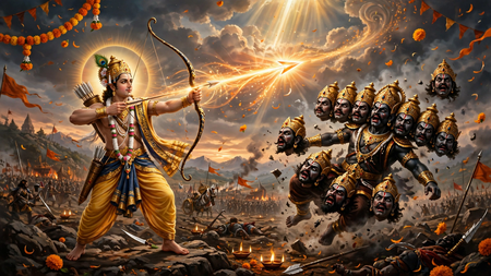 विजयादशमी के पावन पर्व की रक्षा मंत्री राजनाथ सिंह समेत कई नेताओं ने दी बधाई