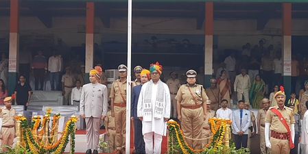 कोटा में जिला स्तरीय स्वतंत्रता दिवस समारोह, मंत्री मदन दिलावर ने किया ध्वजारोहण