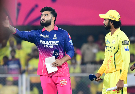 आईपीएल 2026: राजस्थान रॉयल्स ने टॉस जीत सीएसके को दिया बल्लेबाजी का न्यौता, ब्रिजेश और कार्तिक का डेब्यू