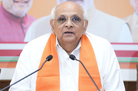 पीएम मोदी का बूथ कार्यकर्ता से प्रधानमंत्री बनने का सफर भाजपा की कार्य संस्कृति का प्रतीक : गुजरात सीएम