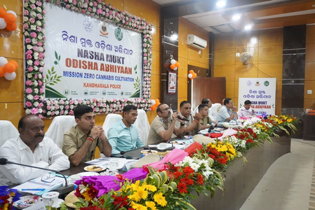 एनसीबी ने ओडिशा के कंधमाल और बौद्ध में गांजा की खेती पर अंकुश लगाने के अभियान में हिस्सा लिया
