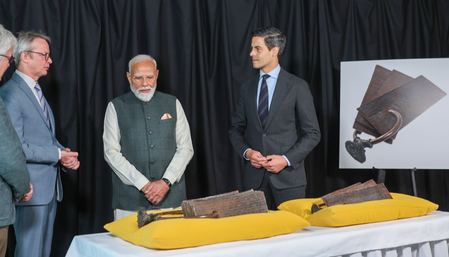 11वीं सदी के चोल ताम्रपत्र नीदरलैंड से भारत वापस लाए जाएंगे: पीएम मोदी