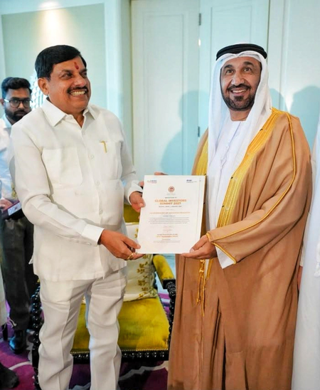 मध्य प्रदेश में निवेश की संभावनाओं को सीएम मोहन यादव ने यूएई में किया पेश
