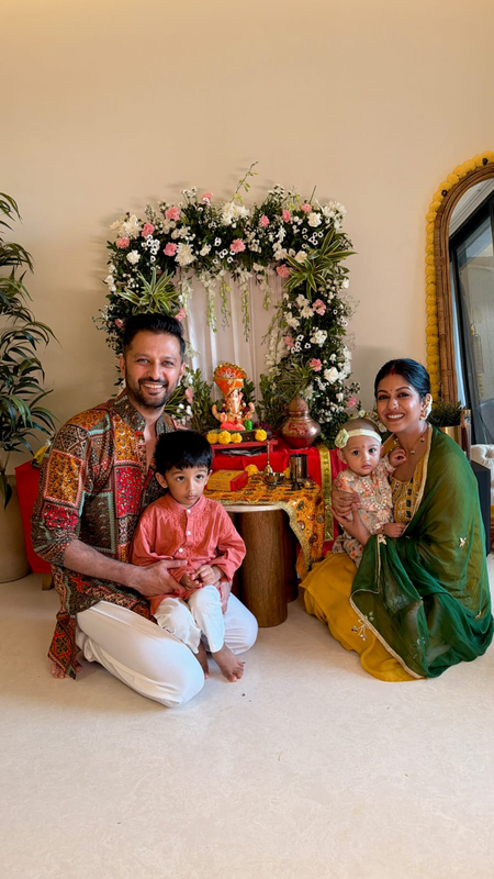 इशिता दत्ता ने बच्चों के साथ किया गणपति सेलिब्रेशन, बोलीं-'उनकी खुशी इन पलों को और खास बना देती है'