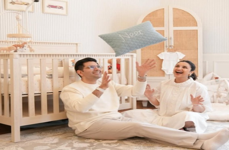 परिणीति चोपड़ा ने पहली बार दिखाई बेटे नीर की नर्सरी