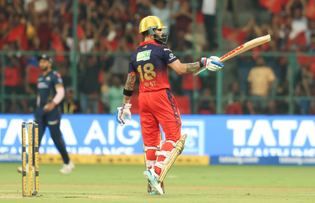 सुदर्शन के शतक पर कोहली की दमदार पारी पड़ी भारी, आरसीबी ने जीटी को 5 विकेट से हराया