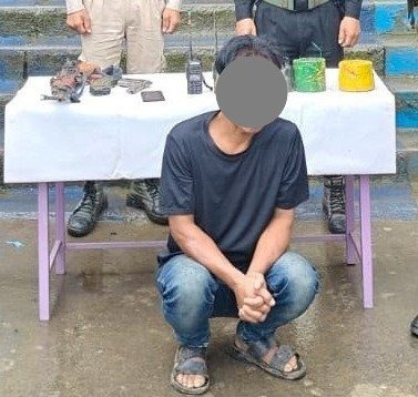 मणिपुर: उग्रवादी संगठन का प्रमुख गिरफ्तार, हथियार जब्त
