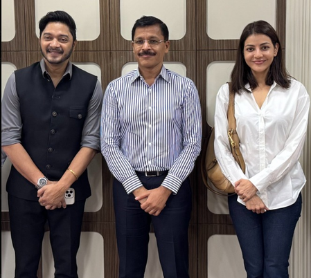 आईएएस तुकाराम मुंडे से मिलीं काजल अग्रवाल, बोलीं-देश को आप जैसे लोगों की जरूरत