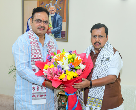 राजस्थान सीएम की पश्चिम बंगाल-असम में भाजपा की जीत के बाद राष्ट्रीय अध्यक्ष से मुलाकात