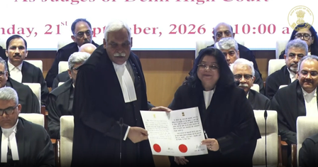 दिल्ली हाईकोर्ट को मिले सात नए जज, मुख्य न्यायाधीश देवेंद्र कुमार उपाध्याय ने दिलाई पद की शपथ