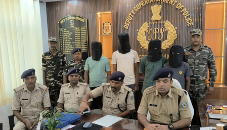 रांची में राजनीतिक कार्यकर्ता की हत्या करने के इरादे से जुटे थे चार अपराधी, पुलिस ने दबोचा