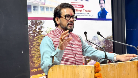भक्तों पर गोली चलाने का आदेश देने वालों को रातोंरात राम याद आने लगे : अनुराग ठाकुर