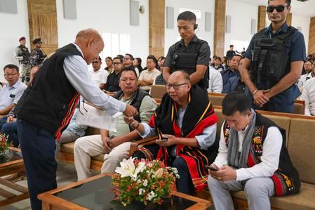 मणिपुर : सीएम खेमचंद ने नागा-बहुल सेनापति में विकास परियोजनाओं की समीक्षा की