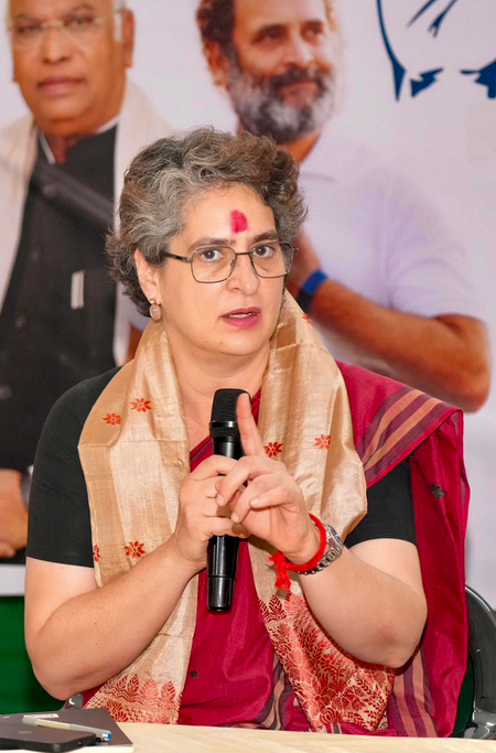 ‘भारत हमेशा सही के लिए खड़ा रहा है', पीएम मोदी के इजरायल दौरे पर कांग्रेस सांसद प्रियंका गांधी वाड्रा