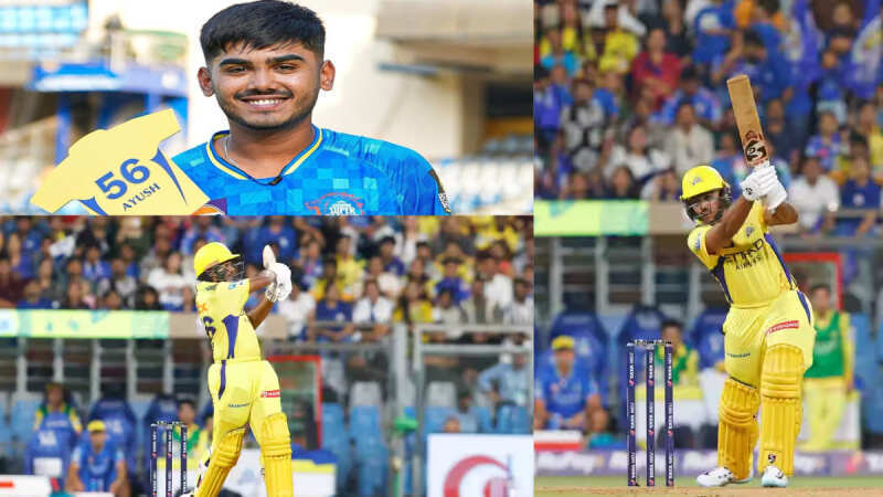 कौन हैं आयुष म्हात्रे? MI के गेंदबाजों के छूडा दिये छक्के, बने चेन्नई के लिए खेलने वाले सबसे युवा प्लेयर