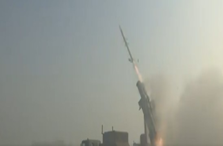 नेक्स्ट जेनरेशन एयर डिफेंस मिसाइल का यूजर ट्रायल सफल : रक्षा मंत्रालय