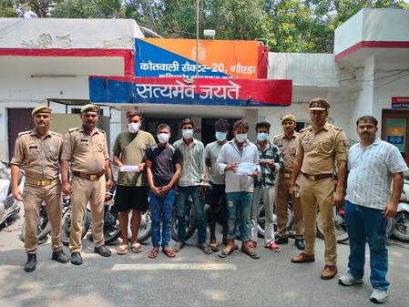 नोएडा : दोपहिया वाहन चोरी करने वाले अंतरराज्यीय गिरोह का पर्दाफाश, 6 आरोपी गिरफ्तार