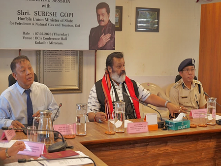 सुरेश गोपी ने मिजोरम के बागवानी और कृषि उत्पादों के वैश्विक निर्यात को बढ़ावा देने का किया आह्वान