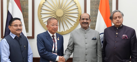 ओम बिड़ला और थाईलैंड सीनेट अध्यक्ष की मुलाकात, व्यापार, पर्यटन और रक्षा सहयोग पर हुई चर्चा