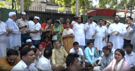जंतर-मंतर पर हुए प्रदर्शन में पैलेट गन के इस्तेमाल का आदेश किसने दिया : कांग्रेस