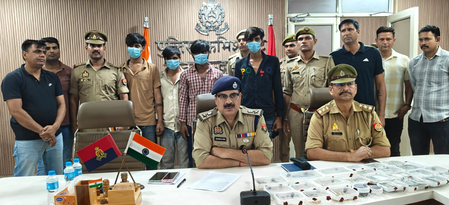 ग्रेटर नोएडा में चोरी गिरोह का पर्दाफाश, 50 लाख के जेवर और नकदी बरामद