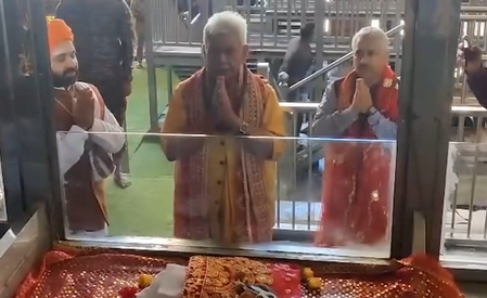 श्री अमरनाथ यात्रा की औपचारिक शुरुआत, उप-राज्यपाल मनोज सिन्हा ने की 'प्रथम पूजा'