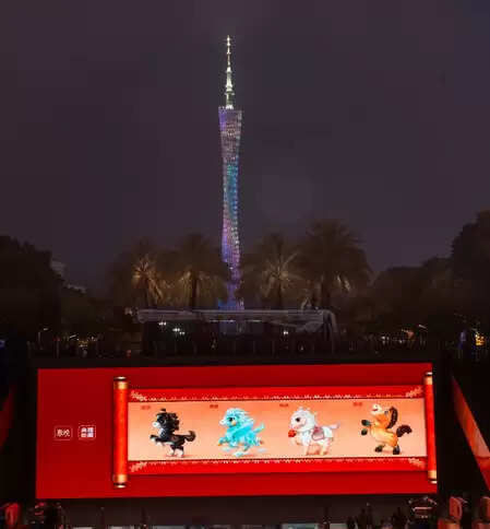 2026 स्प्रिंग फेस्टिवल गाला के शुभंकर चीन के कई शहरों में दिखने लगे