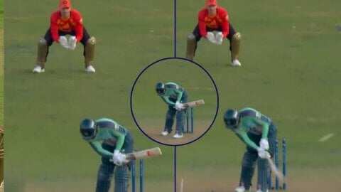 ऐसा छक्का नहीं देखा होगा, बल्लेबाज ने जमीन पर देखकर लगाया शॉट, गेंद बाउंड्री के बाहर गई, यहां है वीडियो