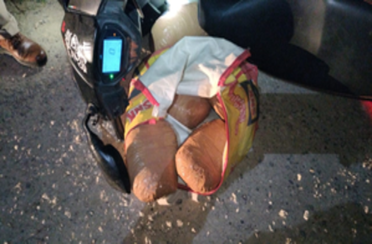 पुलिस मुठभेड़ में दो गांजा तस्कर गोली लगने से घायल, 8 से 10 किलो मादक पदार्थ बरामद