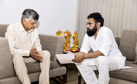 आंध्र प्रदेश: स्थानीय निकाय चुनाव को लेकर पवन कल्याण ने फिर चंद्रबाबू नायडू से मुलाकात की