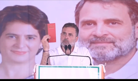 आर्थिक संकट और संविधान पर खतरे से देश को बचाना होगा: राहुल गांधी