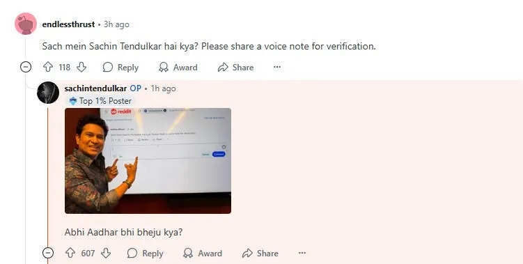 'आधार भी भेजूं क्या...', फैंस ने पूछा अजीब सवाल तो सचिन तेंदुलकर ने दिया मजेदार जवाब, स्टीव बकनर पर निकाली भड़ास