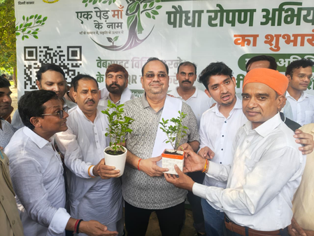 दिल्ली में लक्षित 70 लाख पौधों में से 50 लाख पौधे लगाए जा चुके हैं: मंत्री पंकज कुमार सिंह