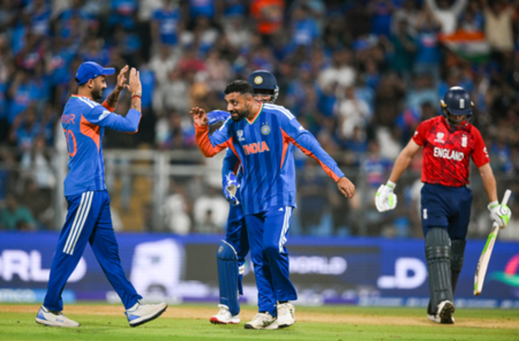 टीम इंडिया ने सेमीफाइनल में इंग्लैंड को 7 रनों से हराया, खिताबी मुकाबले में न्यूजीलैंड से होगी भिड़ंत