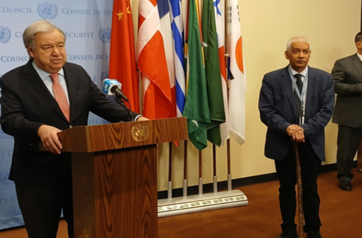 यूएन महासचिव एंटोनियो गुटेरेस ने की भारत और पाकिस्तान से अपील, कहा- तनाव बढ़ाने से बचें