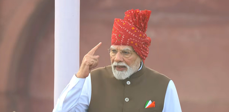 'आज हर घर तिरंगा है, हर मन तिरंगा है', लाल किले से प्रधानमंत्री मोदी का राष्ट्र के नाम संबोधन