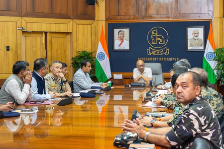मणिपुर: मुख्यमंत्री ने सुरक्षा बैठक की अध्यक्षता की, कानून-व्यवस्था बनाए रखने के लिए कदम उठाने के निर्देश दिए